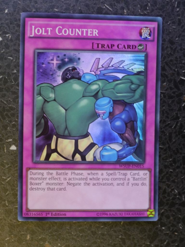 Yugioh Cards: JOLT COUNTER WSUP SUPER RARE # 3F35