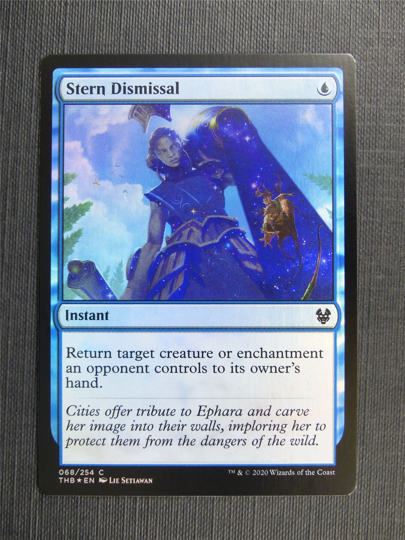 Stern Dismissal Foil - Theros Collector Ed - Mtg Magic Cards #3LY