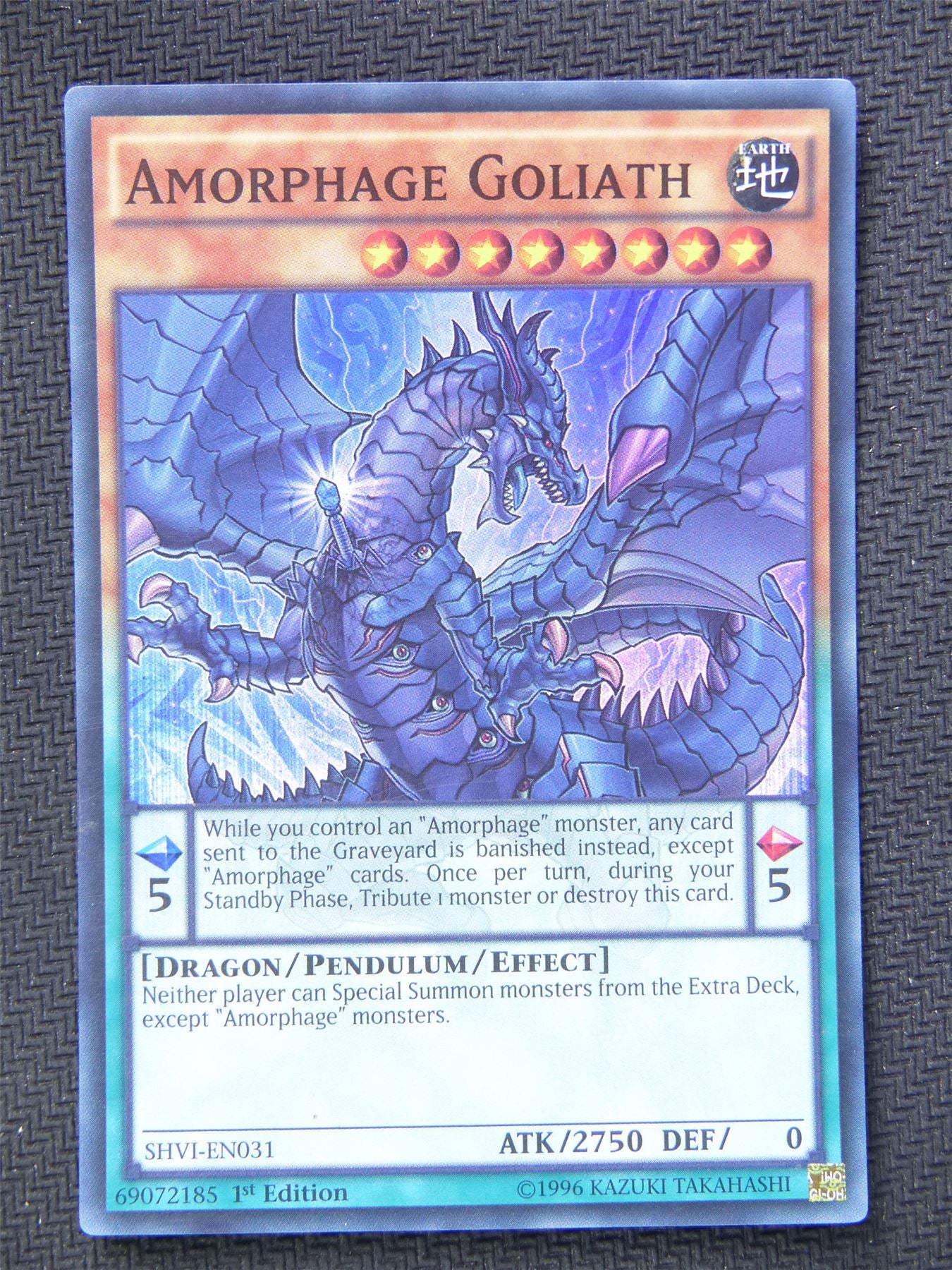 Amorphage Goliath SHVI - Super Rare - Yugioh Card #5NI