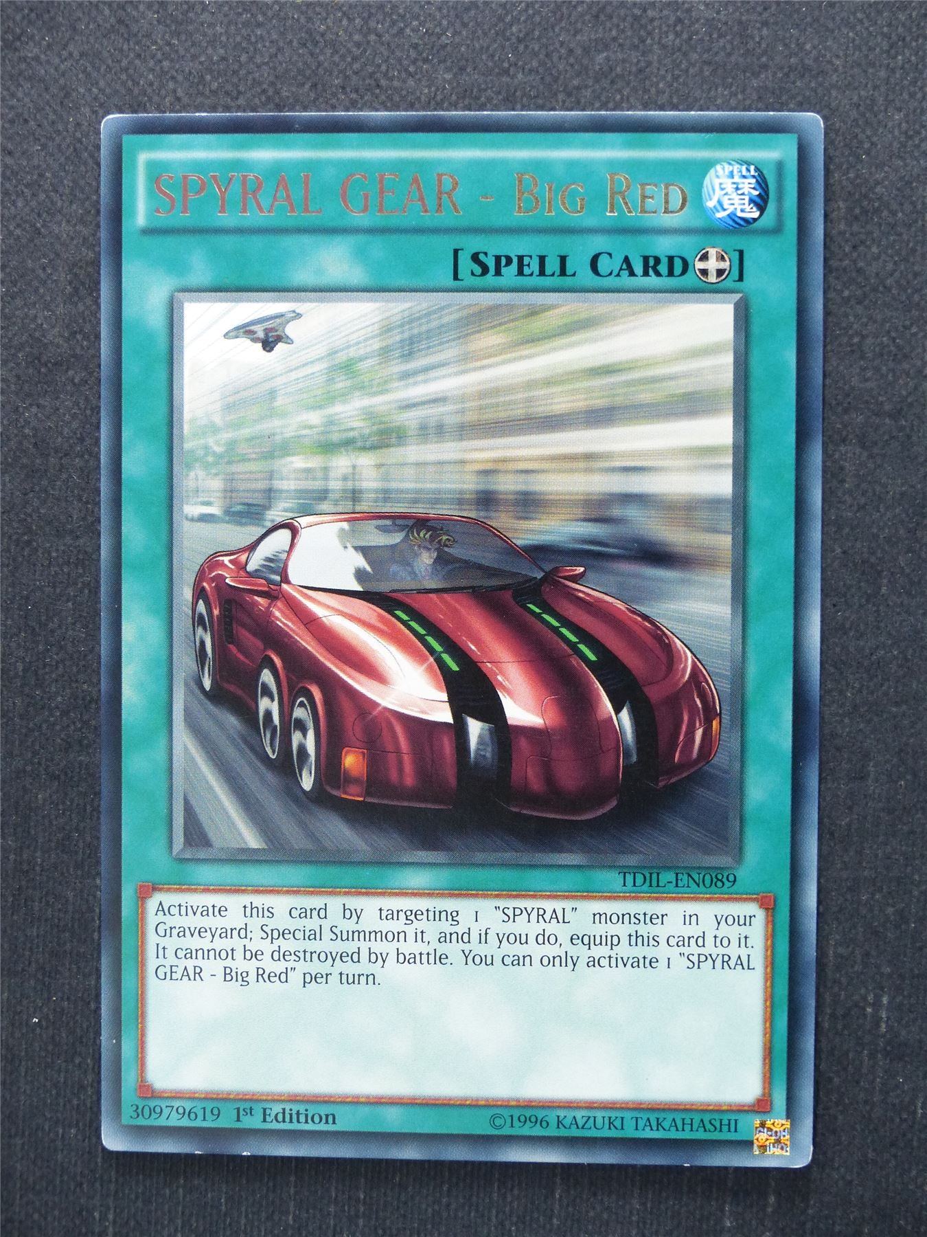 Spyral Gear - Big Red TDIL Rare - 1st ed - Yugioh Cards #ME