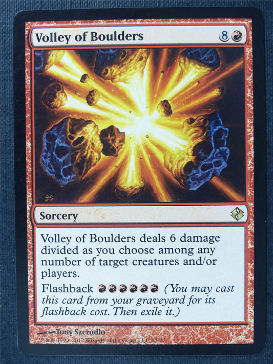 Volley of Boulders - Mtg Card #1QB
