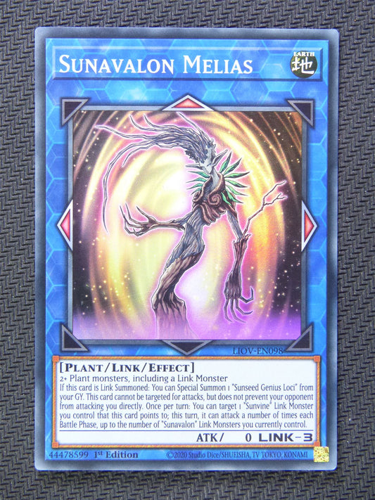 Sunavalon Melias LIOV Super Rare - Yugioh Cards #5E8