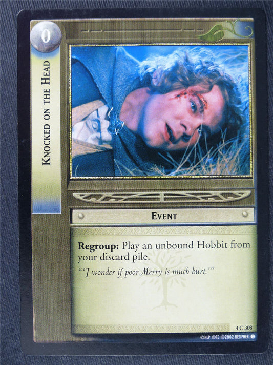 Knocked on the Head 4 C 308 - LotR Cards #NJ