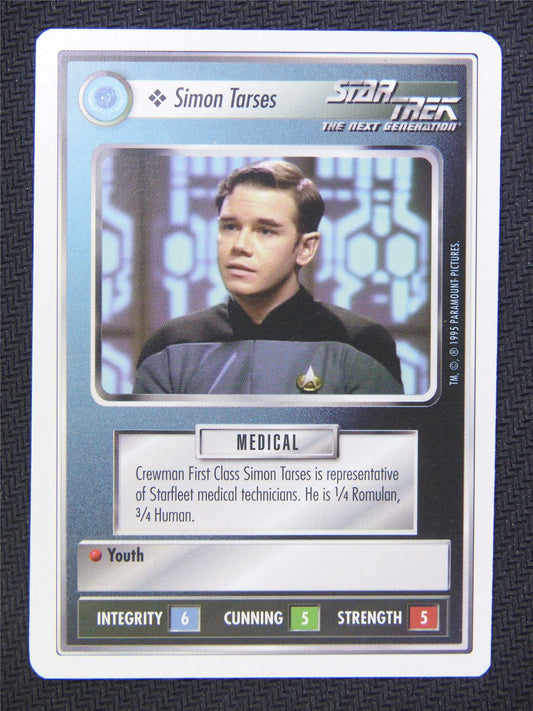 Simon Tarses White Border - Star Trek Next Gen Card #4OC