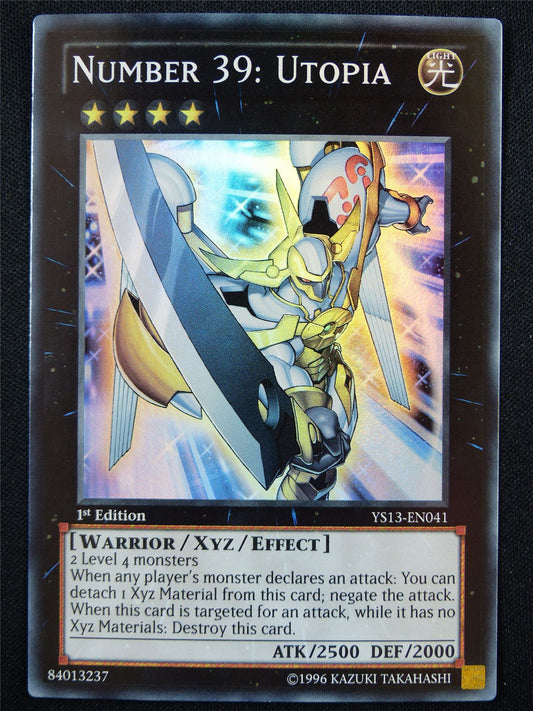 Number 39: Utopia YS13 Super Rare - 1st ed Yugioh Card #37Z