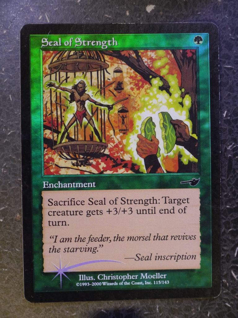 MTG Cards: SEAL OF STRENGTH FOIL # 5B64