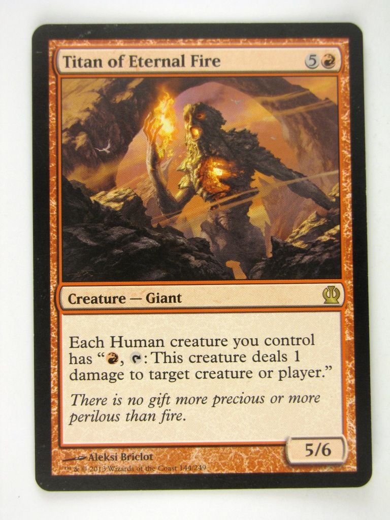 MTG played Cards: TITAN OF ETERNAL FIRE # 13H73