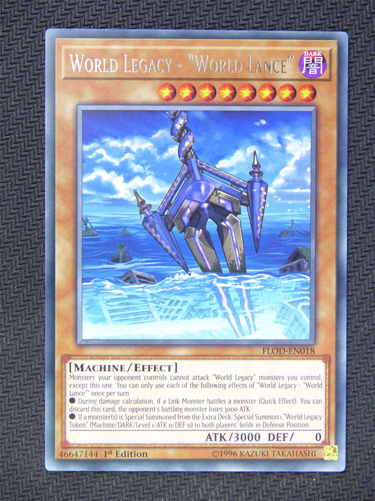 World Legacy Lance FLOD Rare - Yugioh Cards #5FC