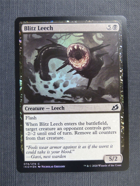 Blitz Leech Foil - IKO Mtg Card