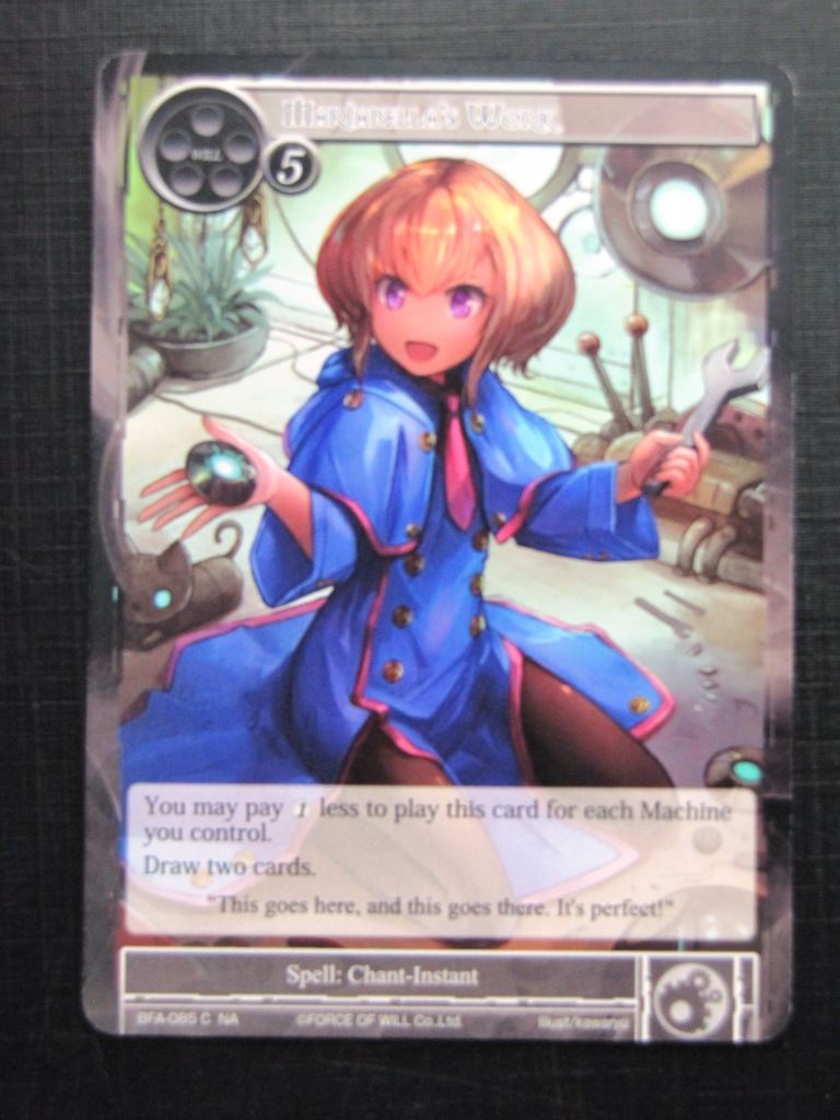 Force of Will Cards: MARIABELLA'S WORK NA # 22G88