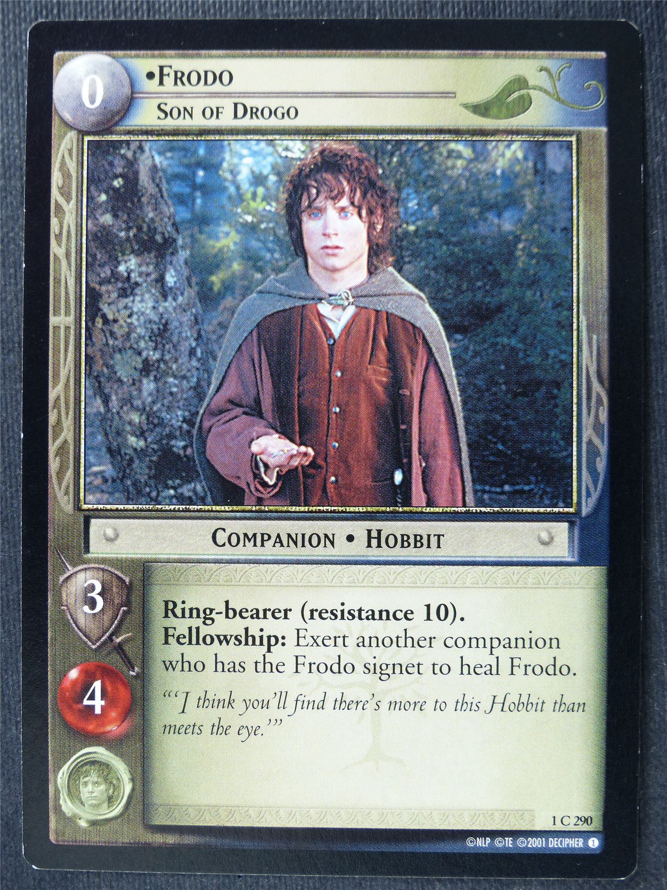 Frodo 1 C 290 - LotR Card #4BY