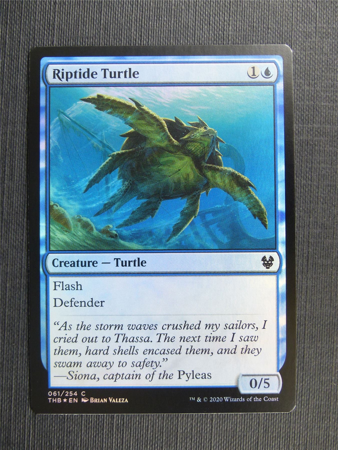 Riptide Turtle Foil - Theros Collector Ed - Mtg Magic Cards #3LQ