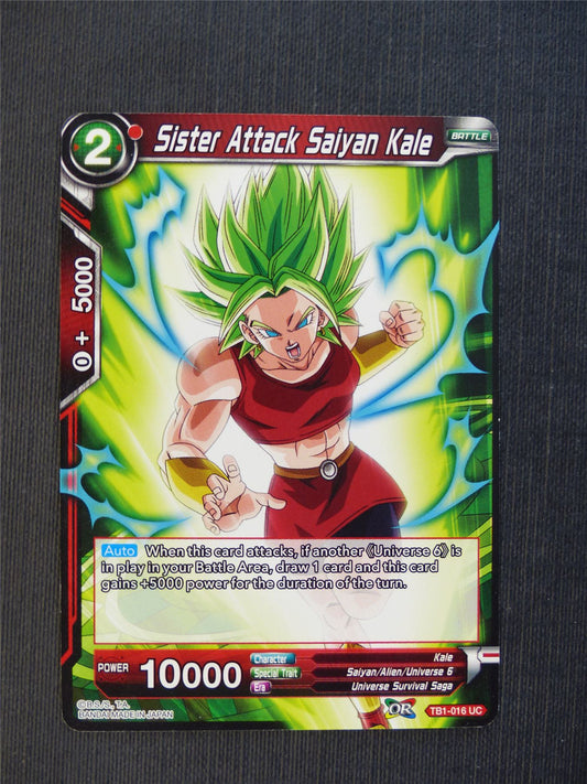 Sister Attack Saiyan Kale - Dragon Ball Super Cards #4RY