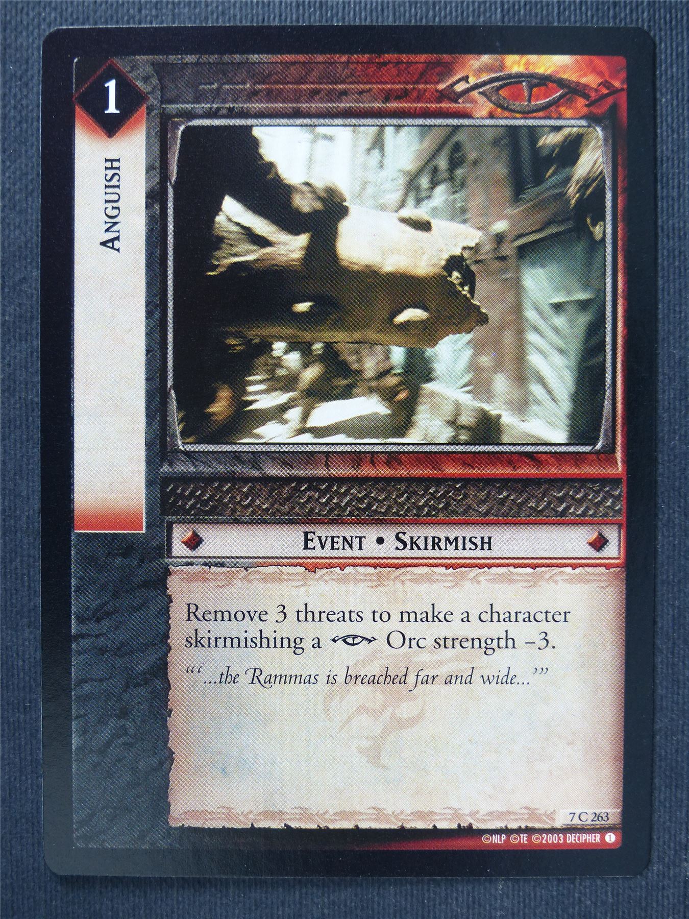 Anguish 7 C 263 - LotR Cards #3P8