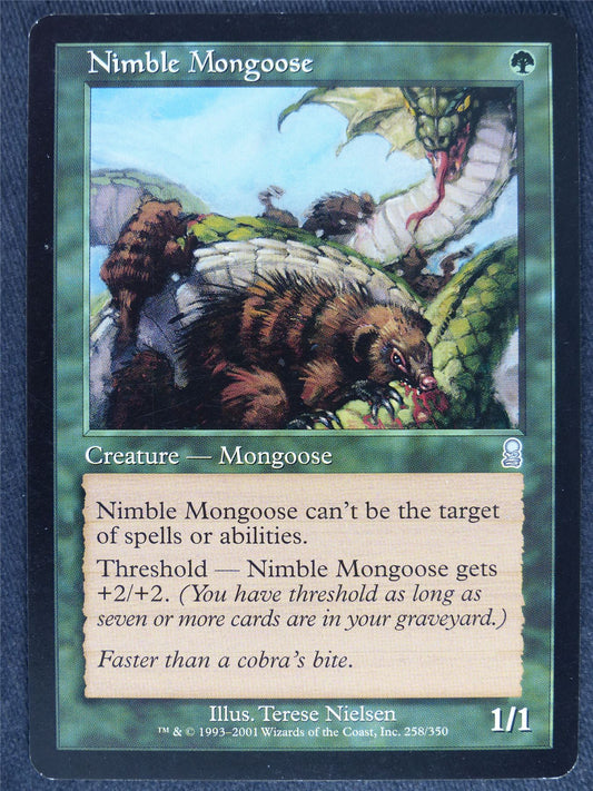 Nimble Mongoose - Mtg Magic Cards #LS