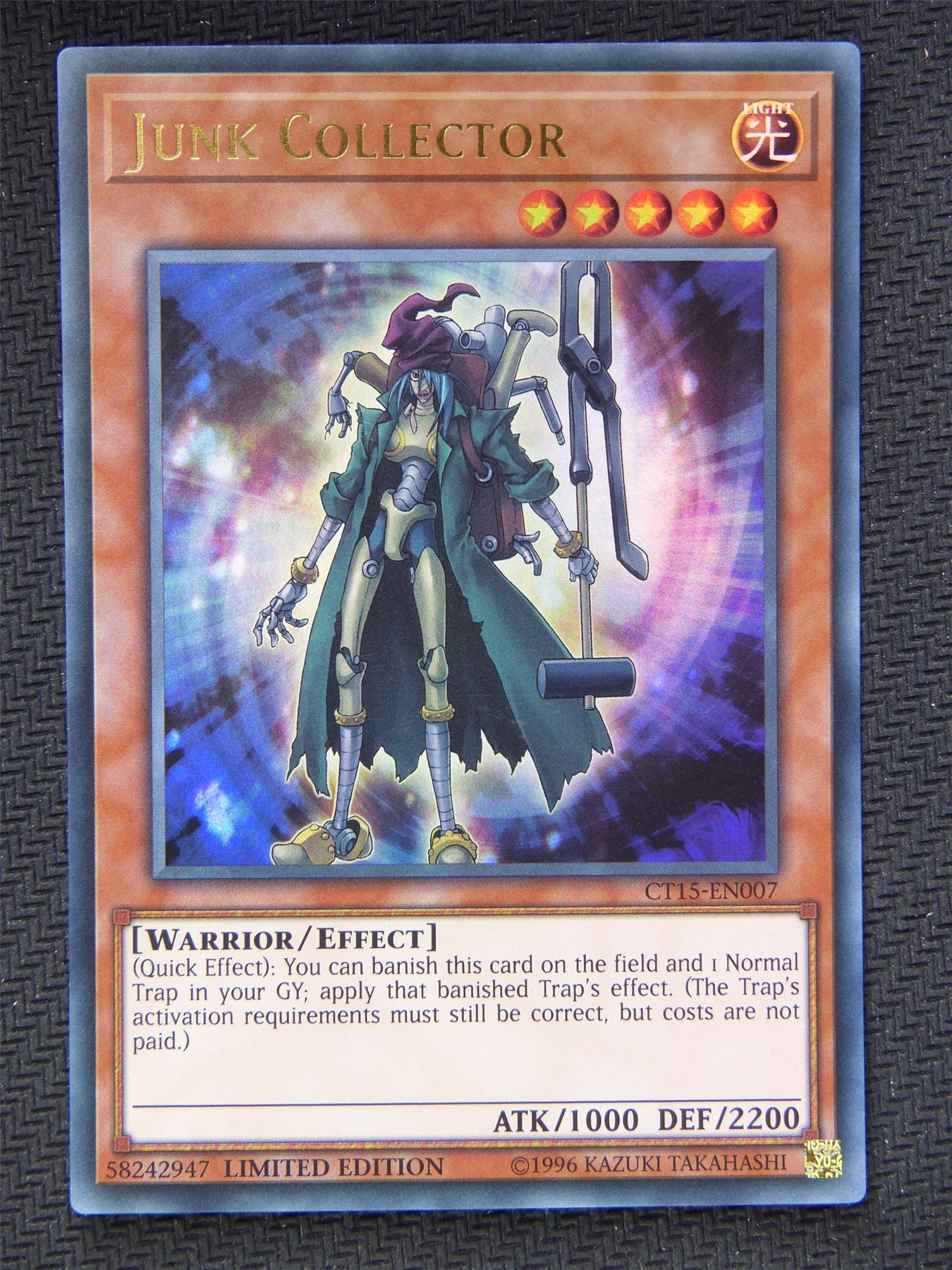 Junk Collector CT15 - Ultra Rare - Yugioh Card #5ZH