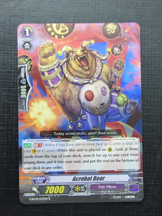 Vanguard Cards: ACROBAT BEAR G-RC01 R # 28C59