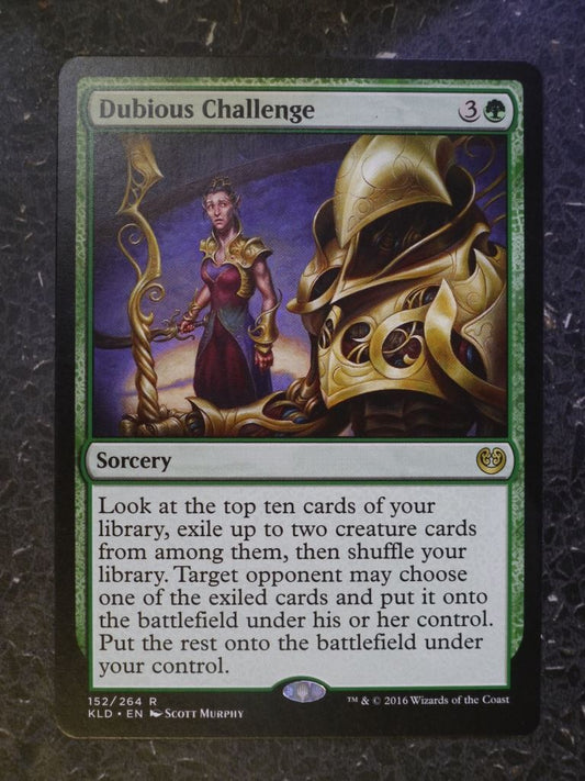 MTG Magic Cards: DUBIOUS CHALLENGE # 6J94