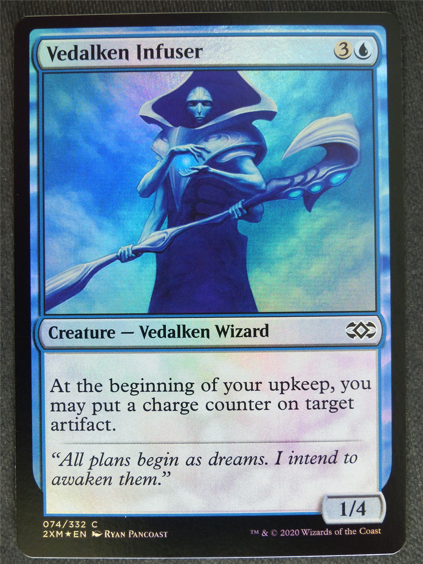 Vedalken Infuser Foil - Double Masters - Mtg Magic Cards #2G