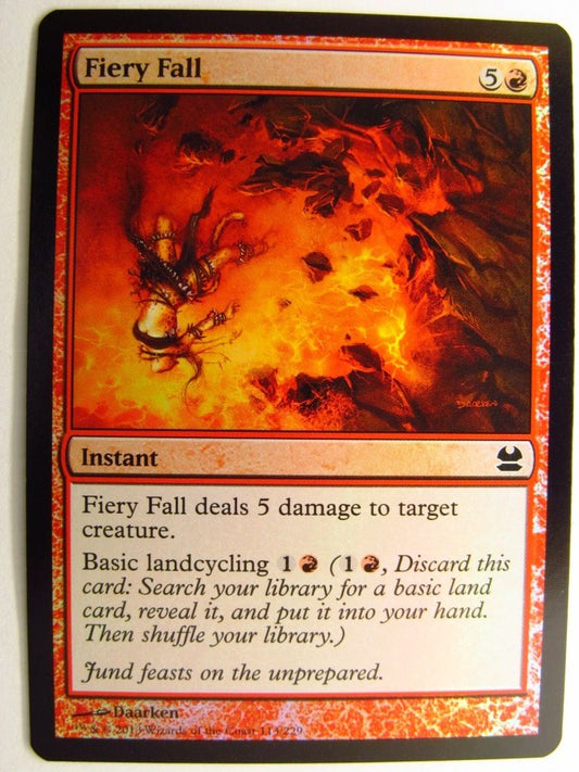 MTG magic the gathering CCG: FIERY FALL FOIL: MODERN MASTERS