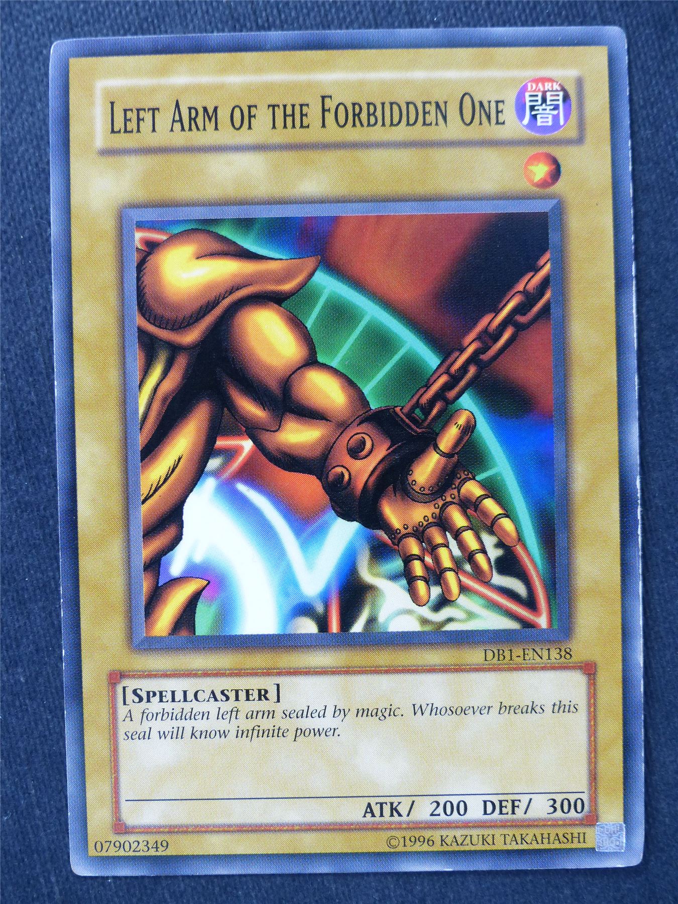 Right Arm of the Forbidden One DB1 played - Yugioh Cards #RO