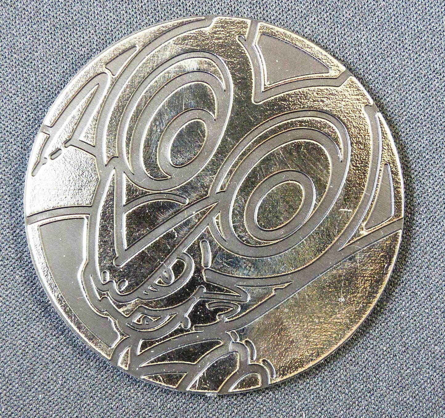 Silver Noivern Flip Coin - Pokemon Coin #1IE