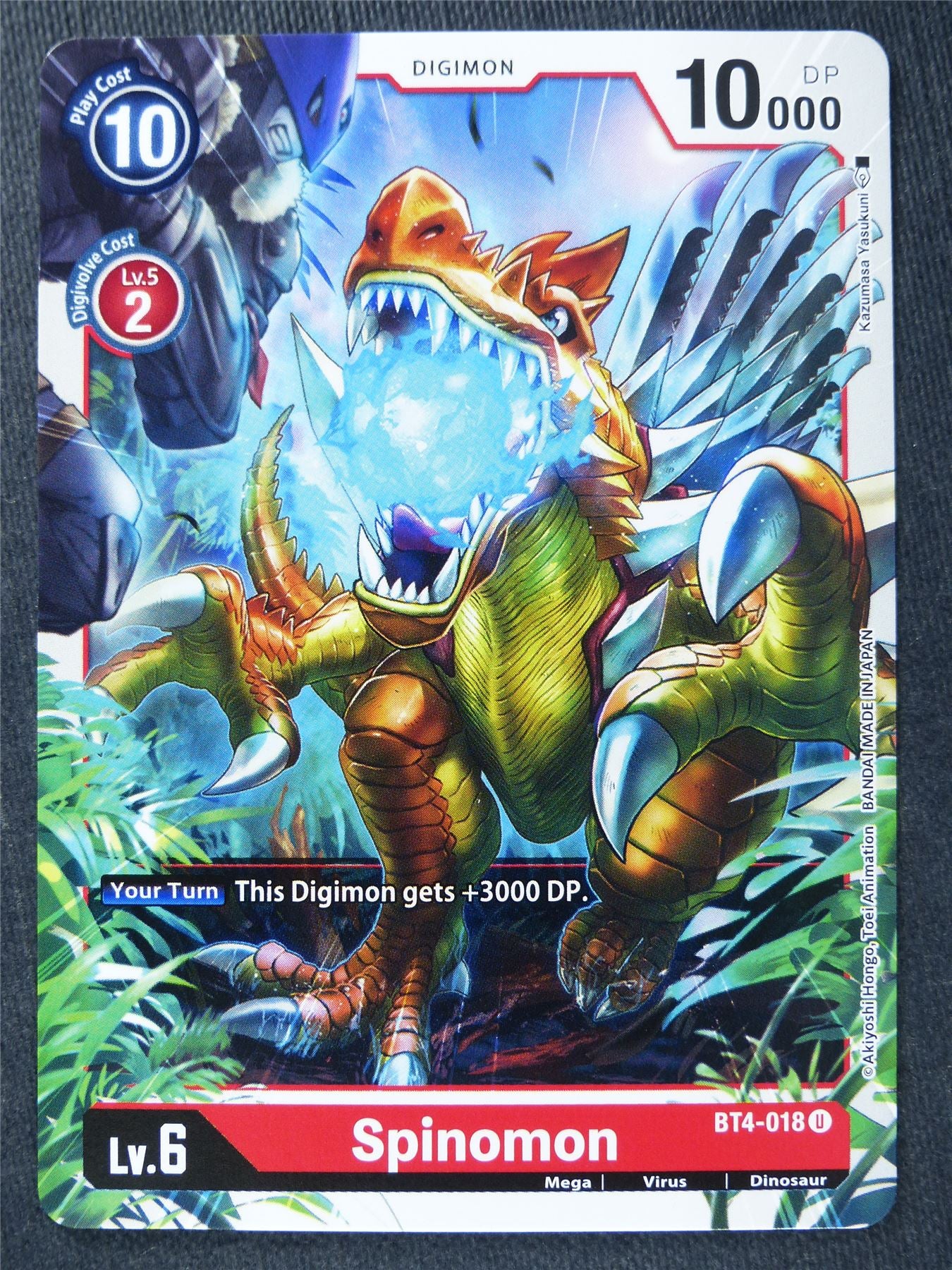 Spinomon BT4-018 U - Digimon Cards #ZO