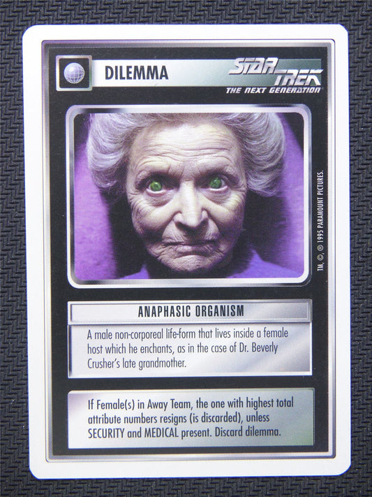 Dilemma Anaphasic Organism - Star Trek CCG Next Gen #4XV