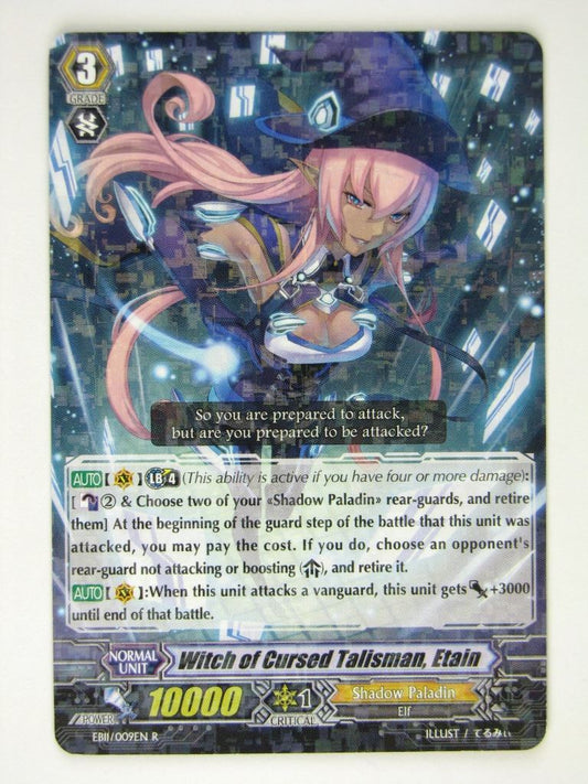 Vanguard Cards: WITCH OF CURSED TALISMAN, ETAIN EB11 R # 18J10