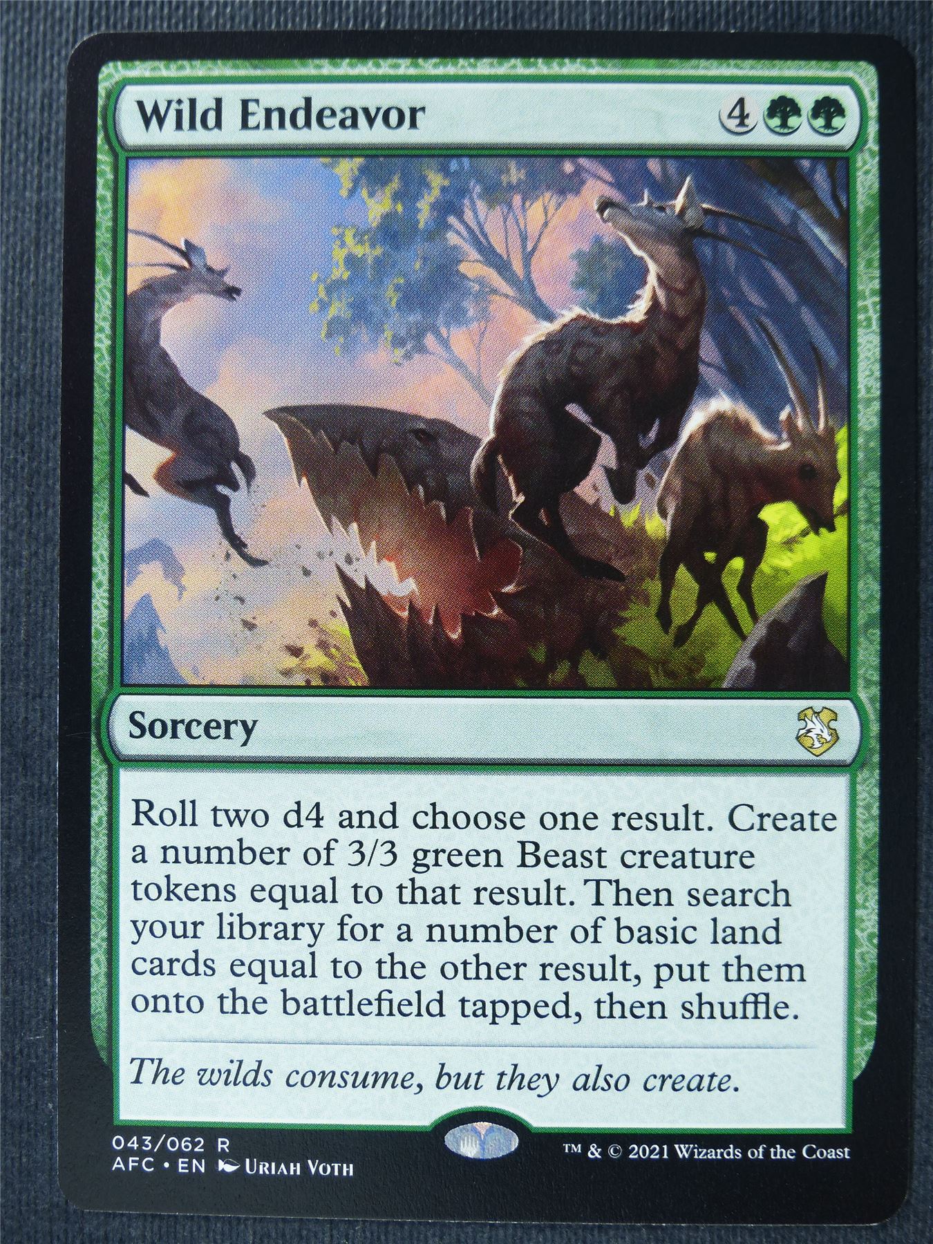 Wild Endeavor - Mtg Card #2QM