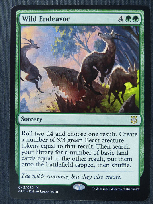 Wild Endeavor - Mtg Card #2QM