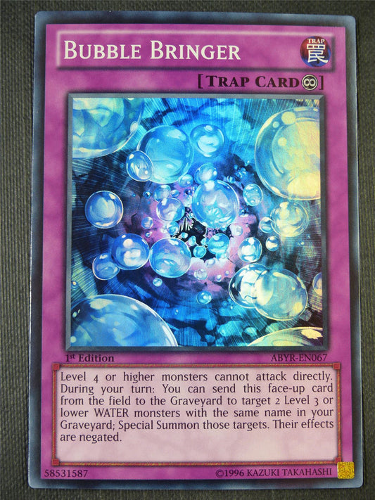 Bubble Bringer ABYR Super Rare - 1st ed Yugioh Card #8I6