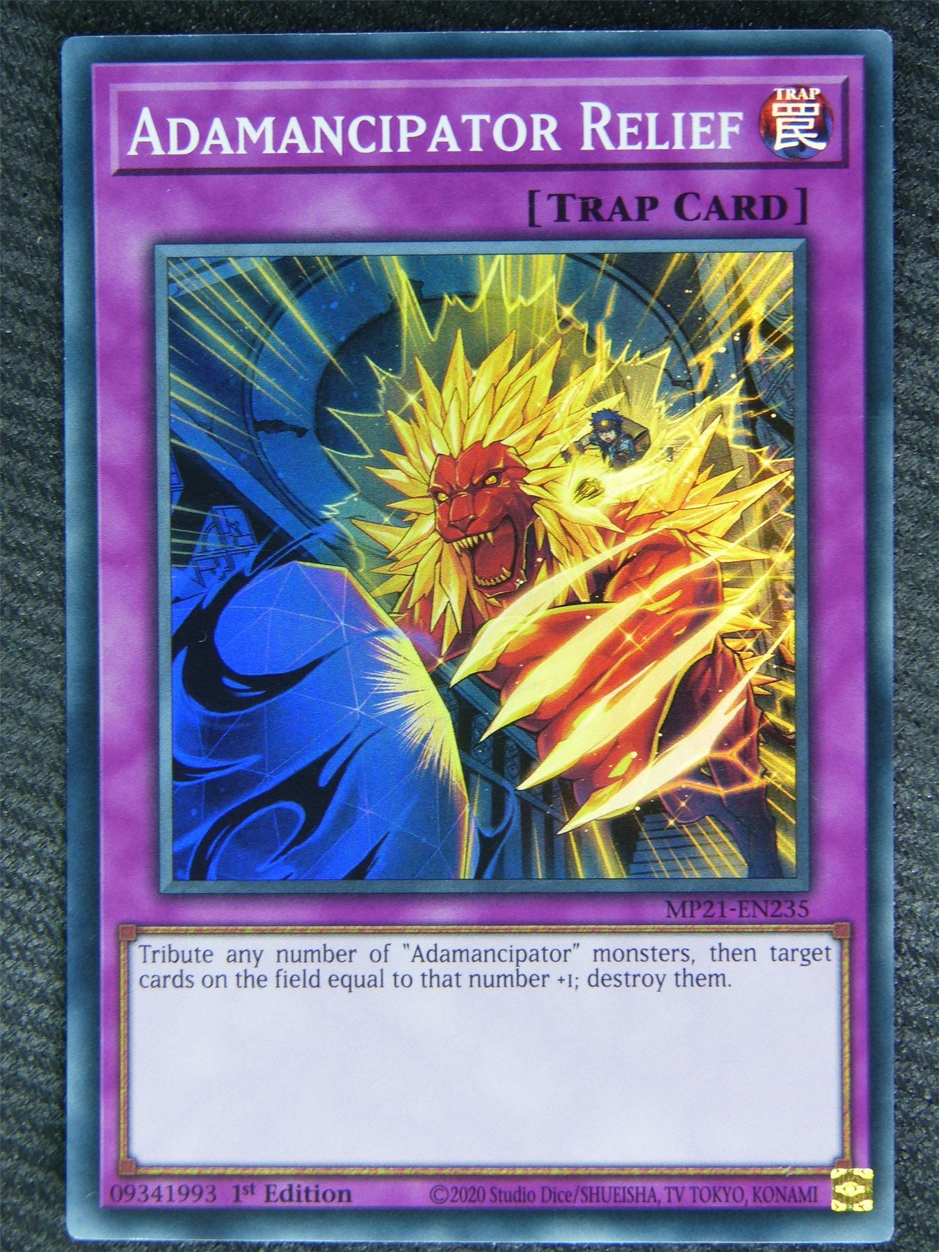 Adamancipator Relief MP21 Super Rare - 1st ed - Yugioh Card #816