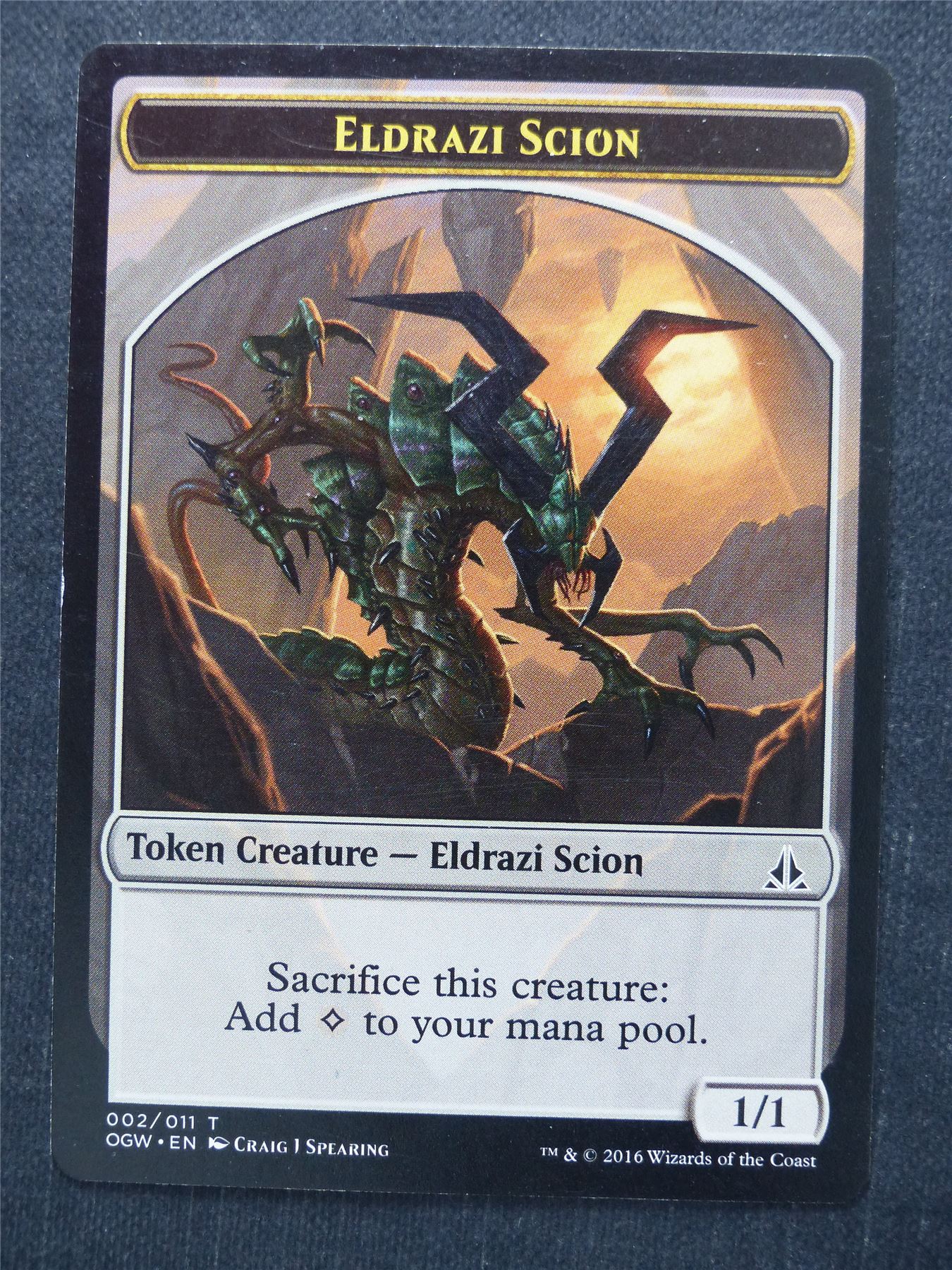 Eldrazi Scion Token - Mtg Magic Card #AT