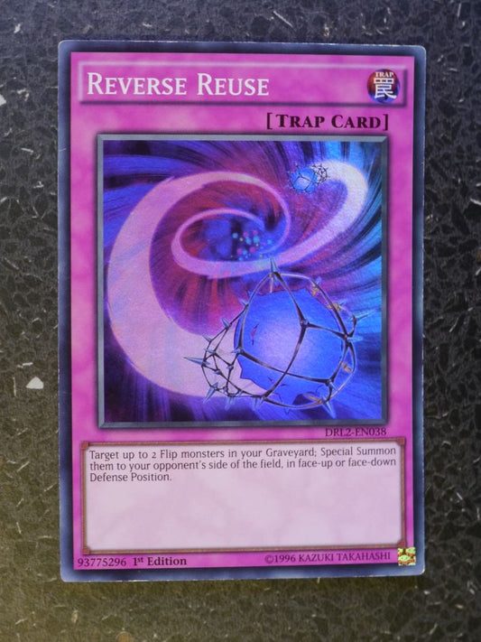 Yugioh Cards: REVERSE REUSE DRL2 SUPER RARE # 3F50