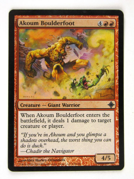 Mtg FOIL - AKOUM BOULDRFOOT - played