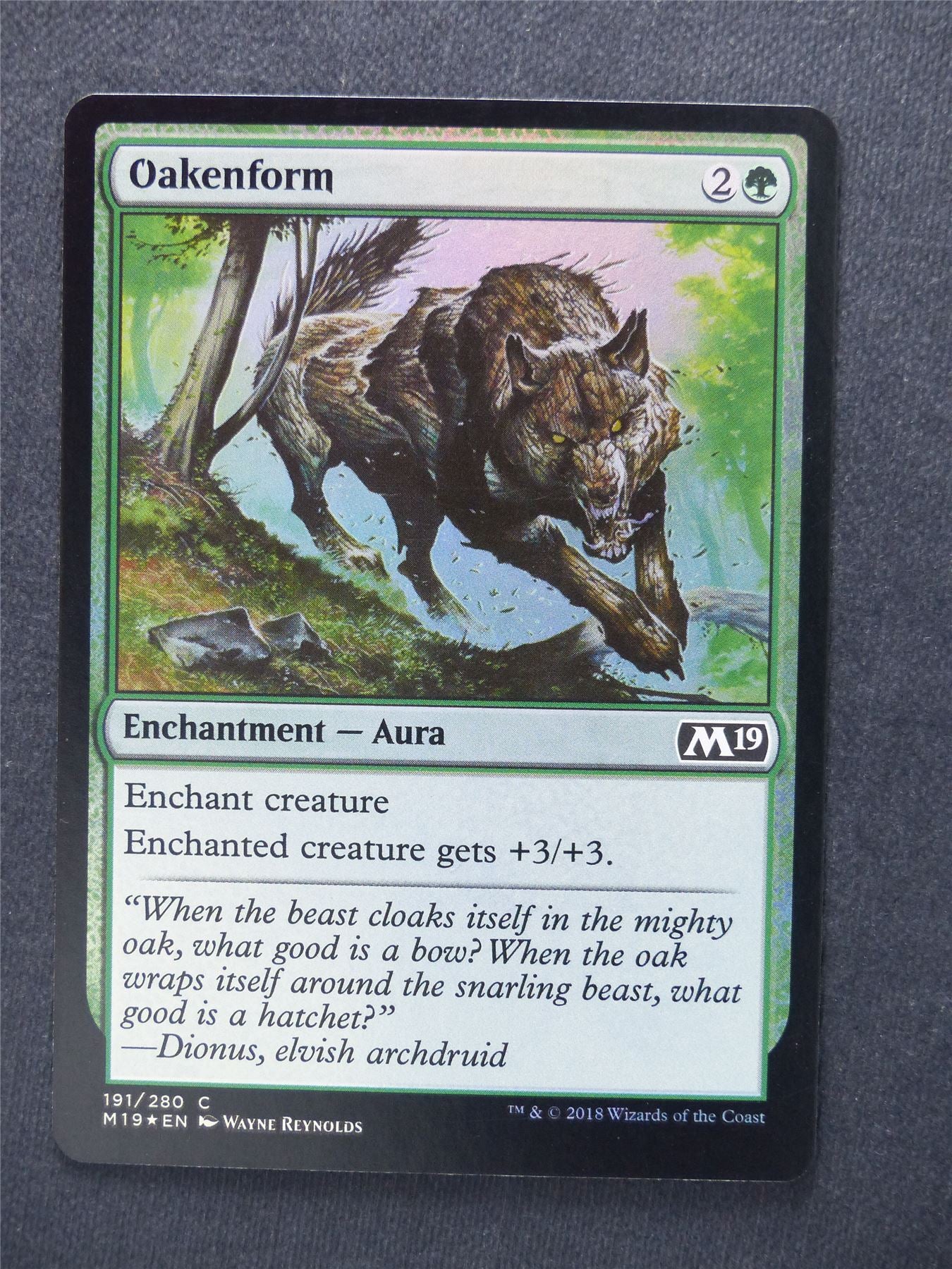 Oakenform Foil - Mtg Magic Cards #VV