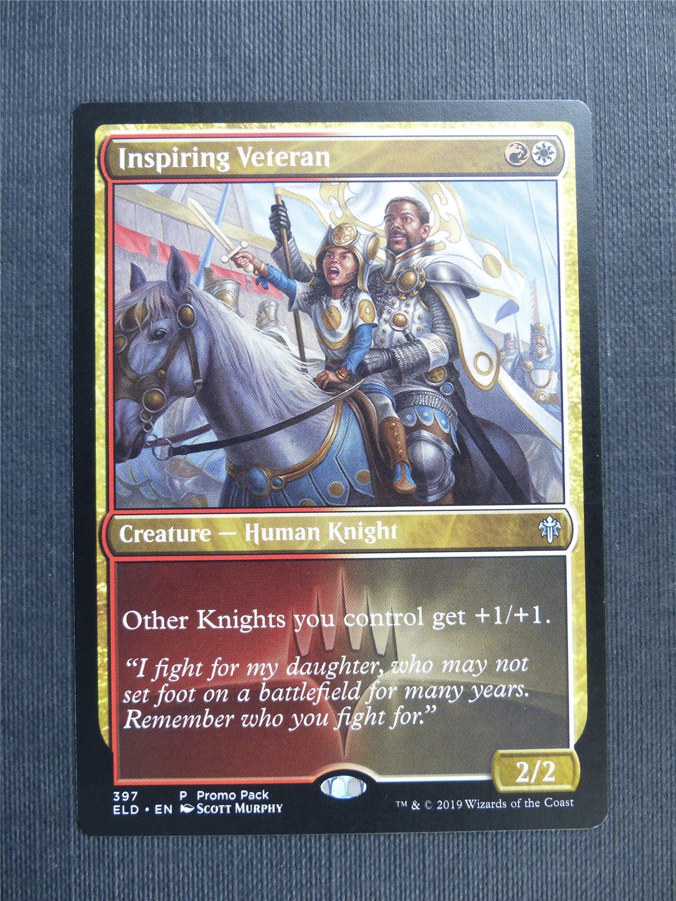 Inspiring Veteran Promo - Mtg Magic Cards #4FV