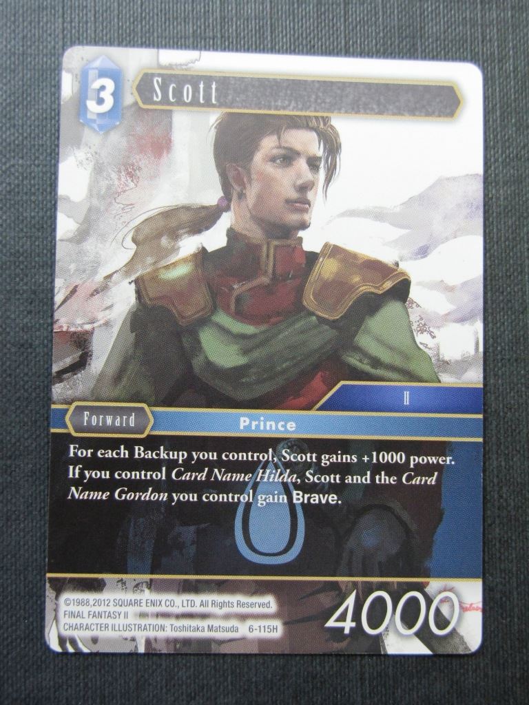 Scott 6-115H - Final Fantasy Cards # 4H72