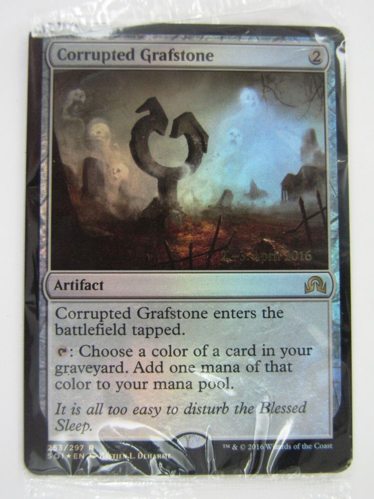 MTG Magic Cards: CORRUPTED GRAFSTONE Promo sealed # 9C20