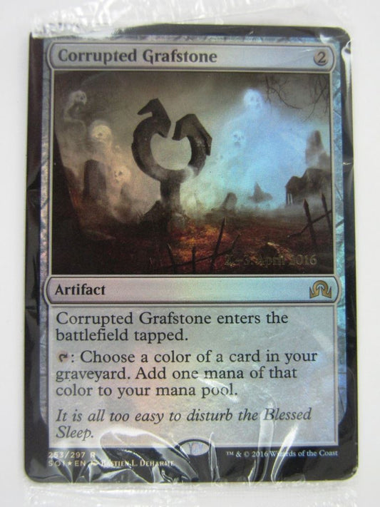 MTG Magic Cards: CORRUPTED GRAFSTONE Promo sealed # 9C20