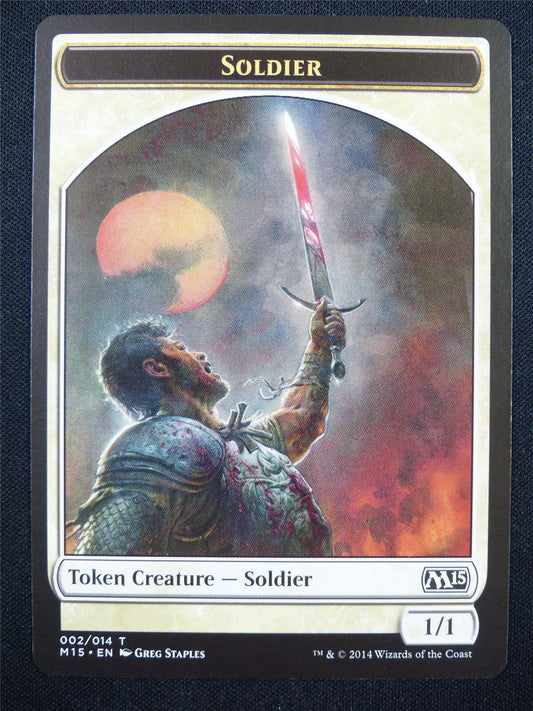 Soldier Token - Mtg Card #2CE