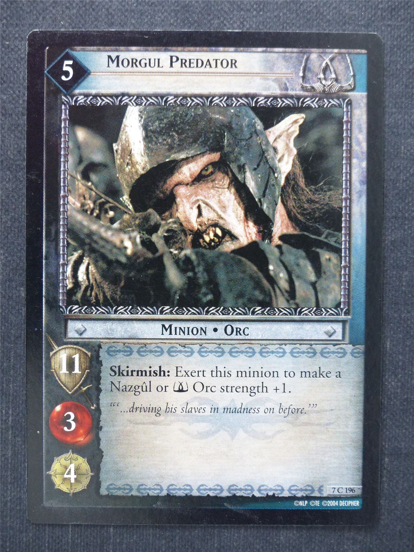 Morgul Predator 7 C 196 - LotR Cards #O4