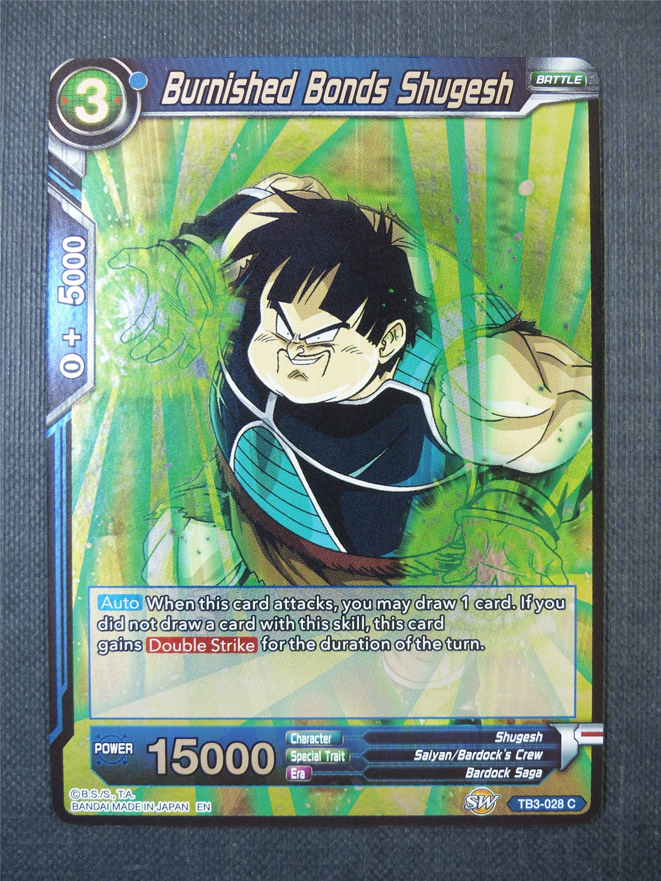 Burnished Bonds Shugesh C Foil - Dragon Ball Super Card #A3K