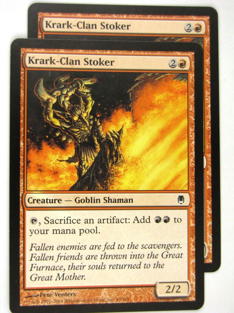 MTG Magic: the Gathering Cards: KRARK-CLAN STOKER x2: DST