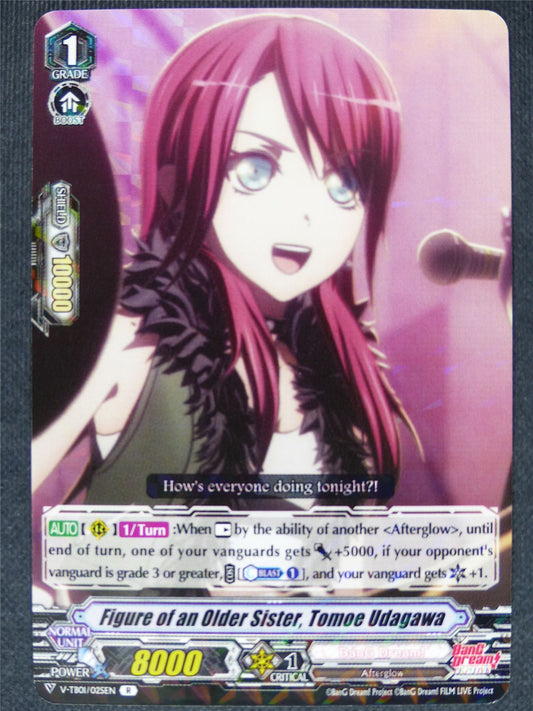 Figure of an Older Sister Tomoe Udagawa V-TB01 R - Vanguard Cards #FD