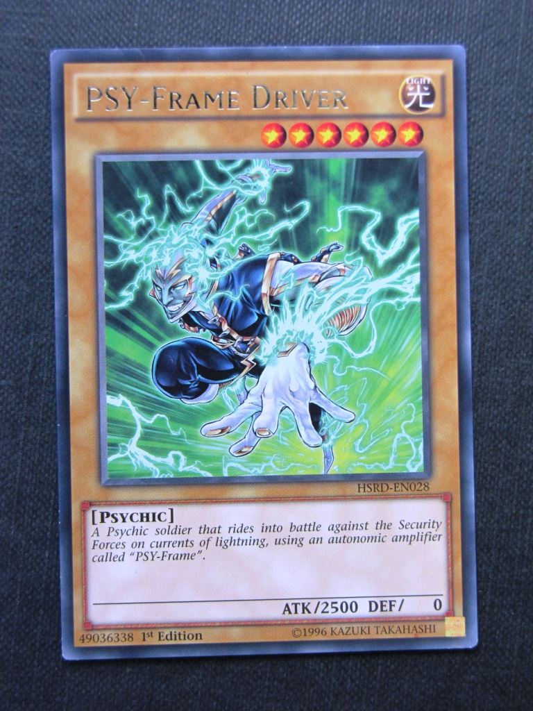 Psy-Frame Driver HSRD Rare - 1st ed - Yugioh Cards #1ML