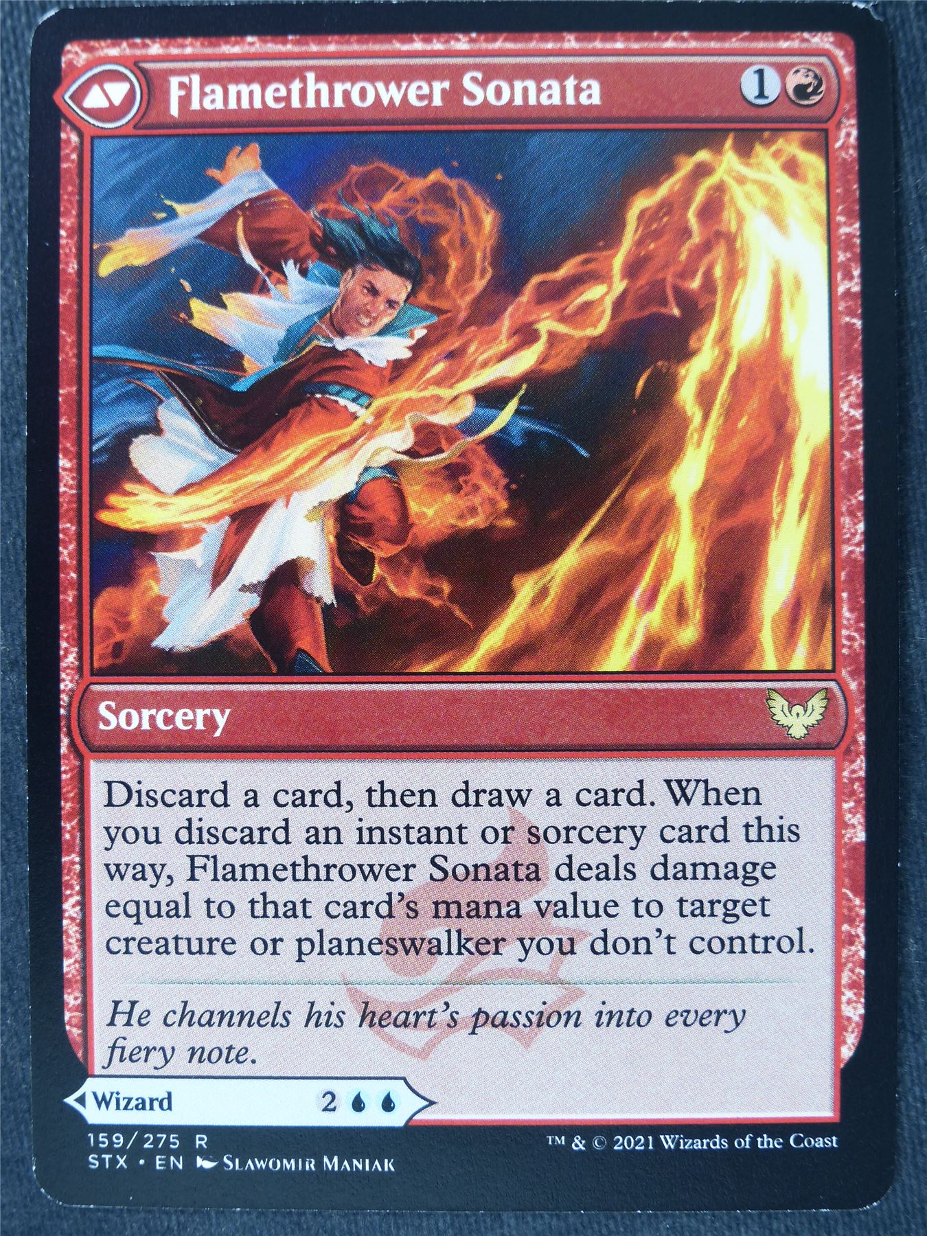 Torrent Sculptor / Flamethrower - Mtg Magic Cards #OY