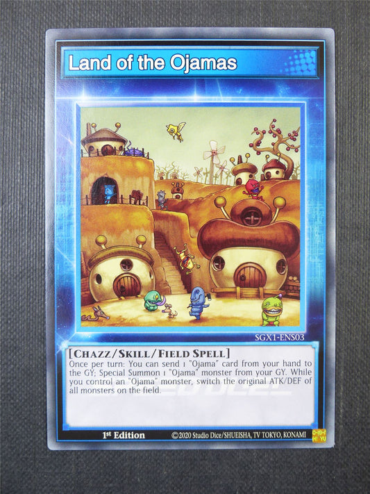 Land of Ojamas SGX1 - 1st ed Yugioh Card #9SE