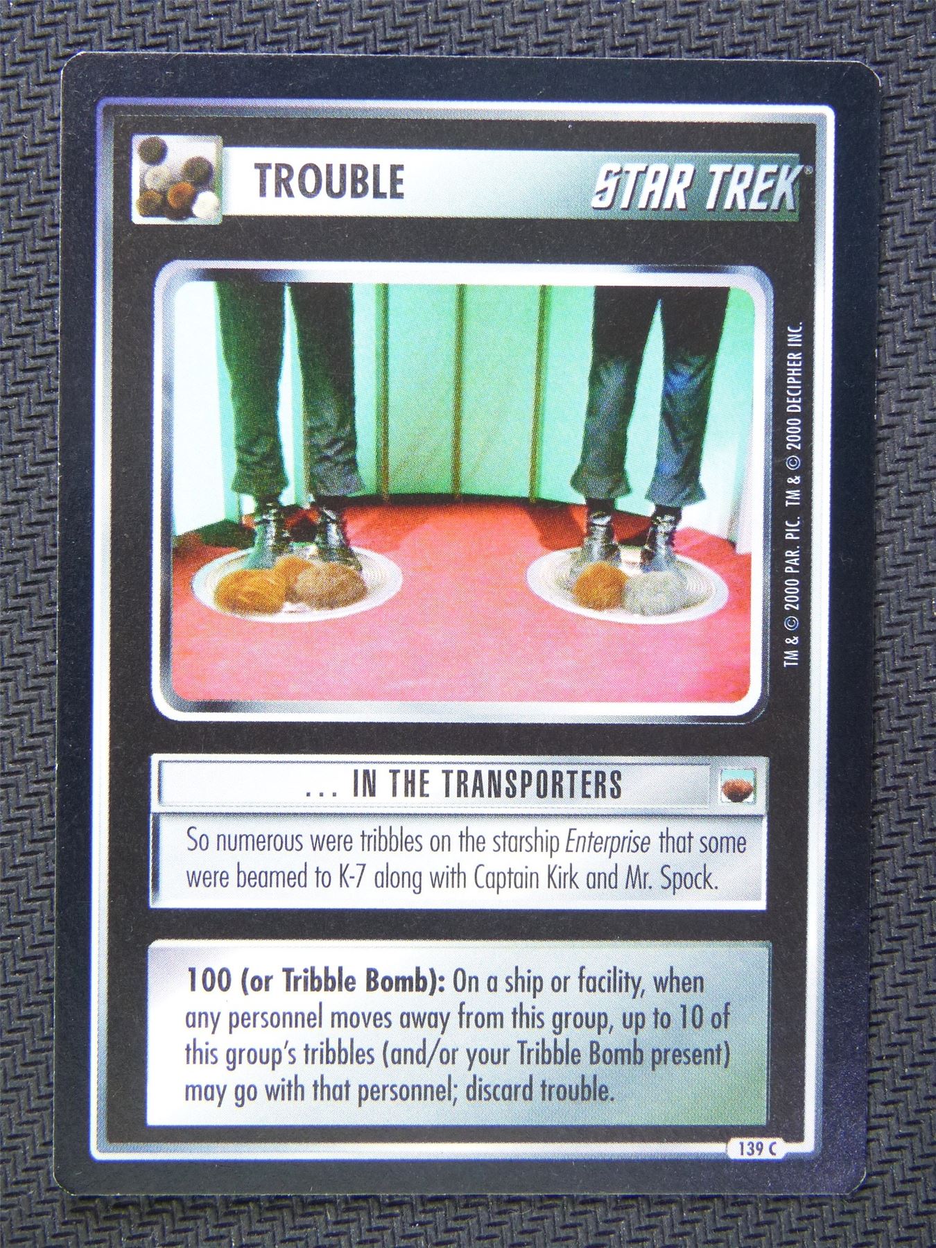 Trouble in the Transporters - Star Trek CCG #5B9